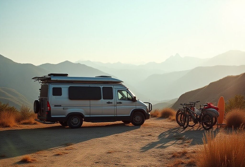 Outdoor gear and adventure vehicles including campervans overland cars and equipment