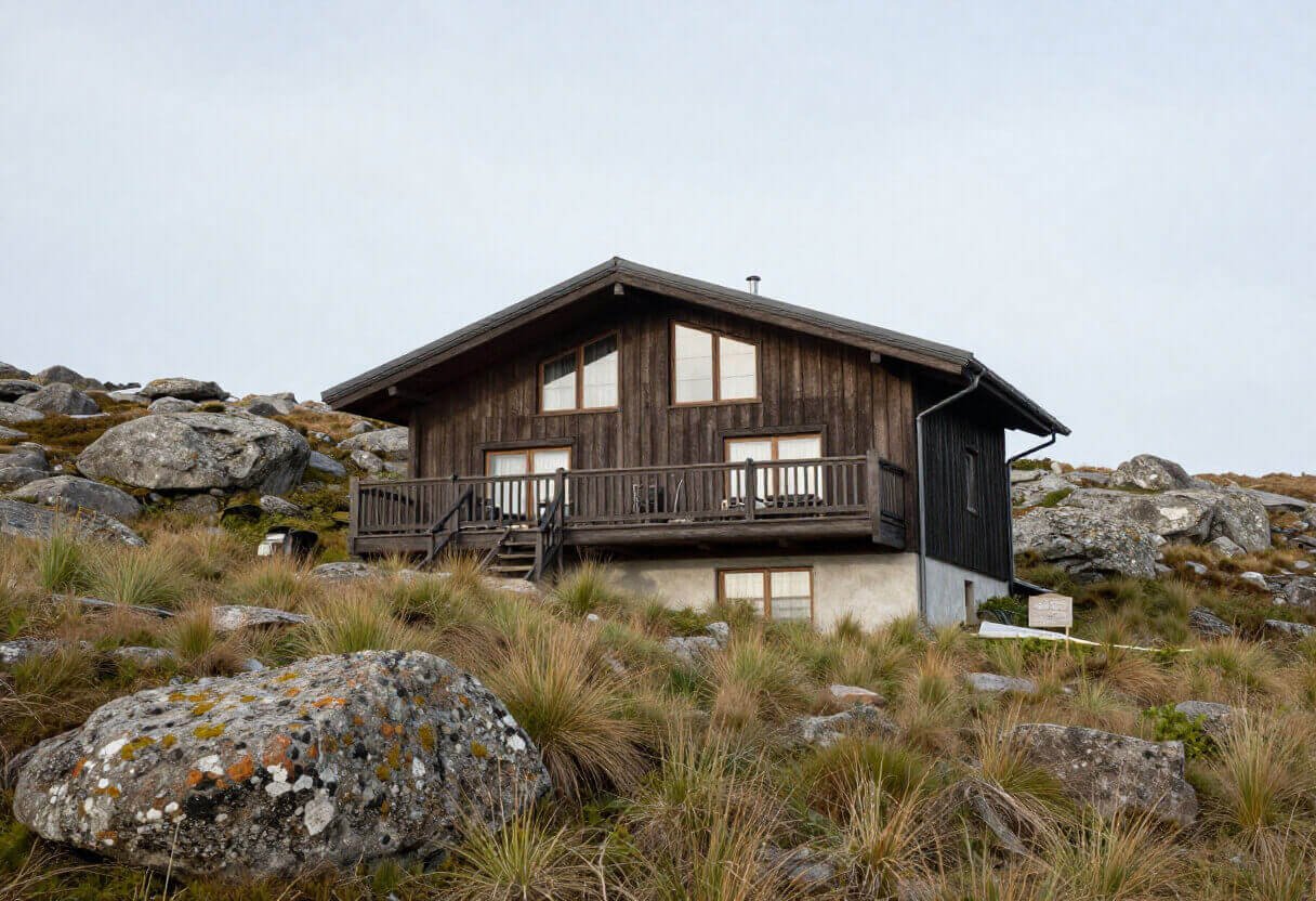 Mountain cabins and nature retreats in peaceful outdoor locations